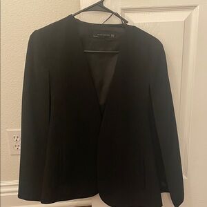 Zara Black Blazer cape